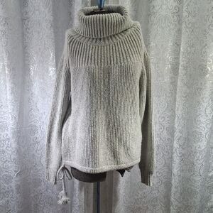 Cozy Gray Turtleneck Sweater